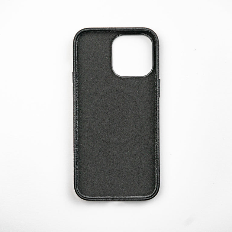 Pebble Leather iPhone 14 Case