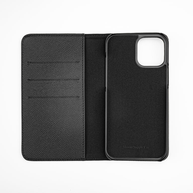 Leather iPhone 14 Pro Max Case - Folio Wallet