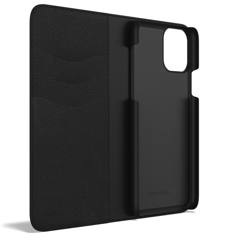 Leather iPhone 11 Pro Case - Folio Wallet
