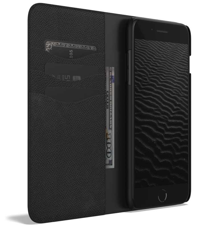 Leather iPhone 8 Plus Case - Folio Wallet