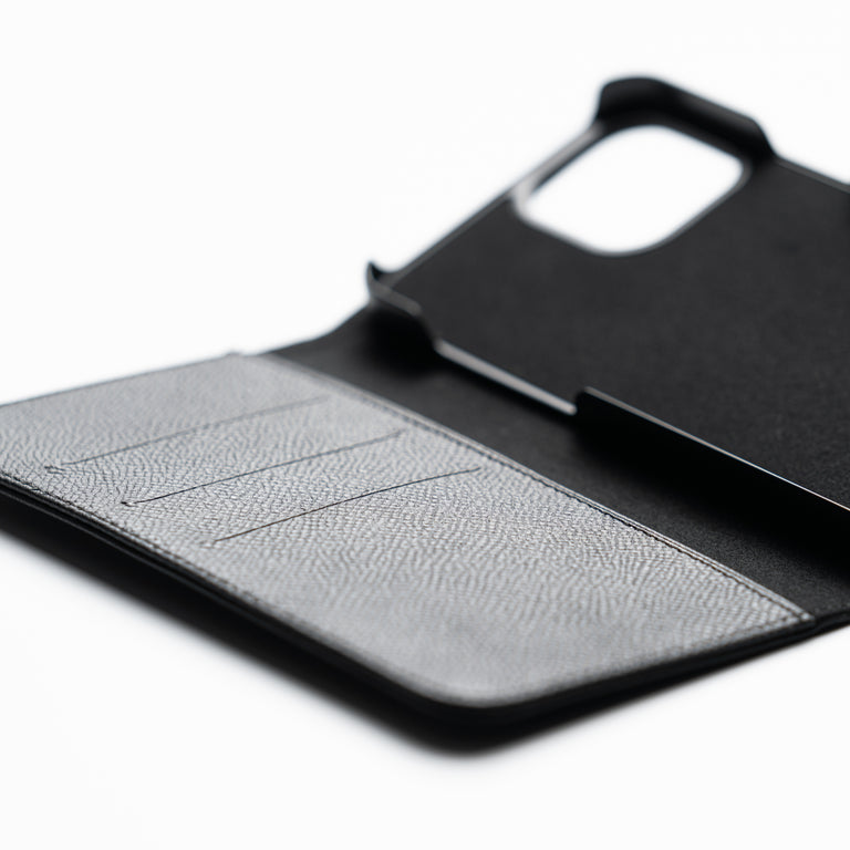 Leather iPhone 15 Pro Case - Folio Wallet