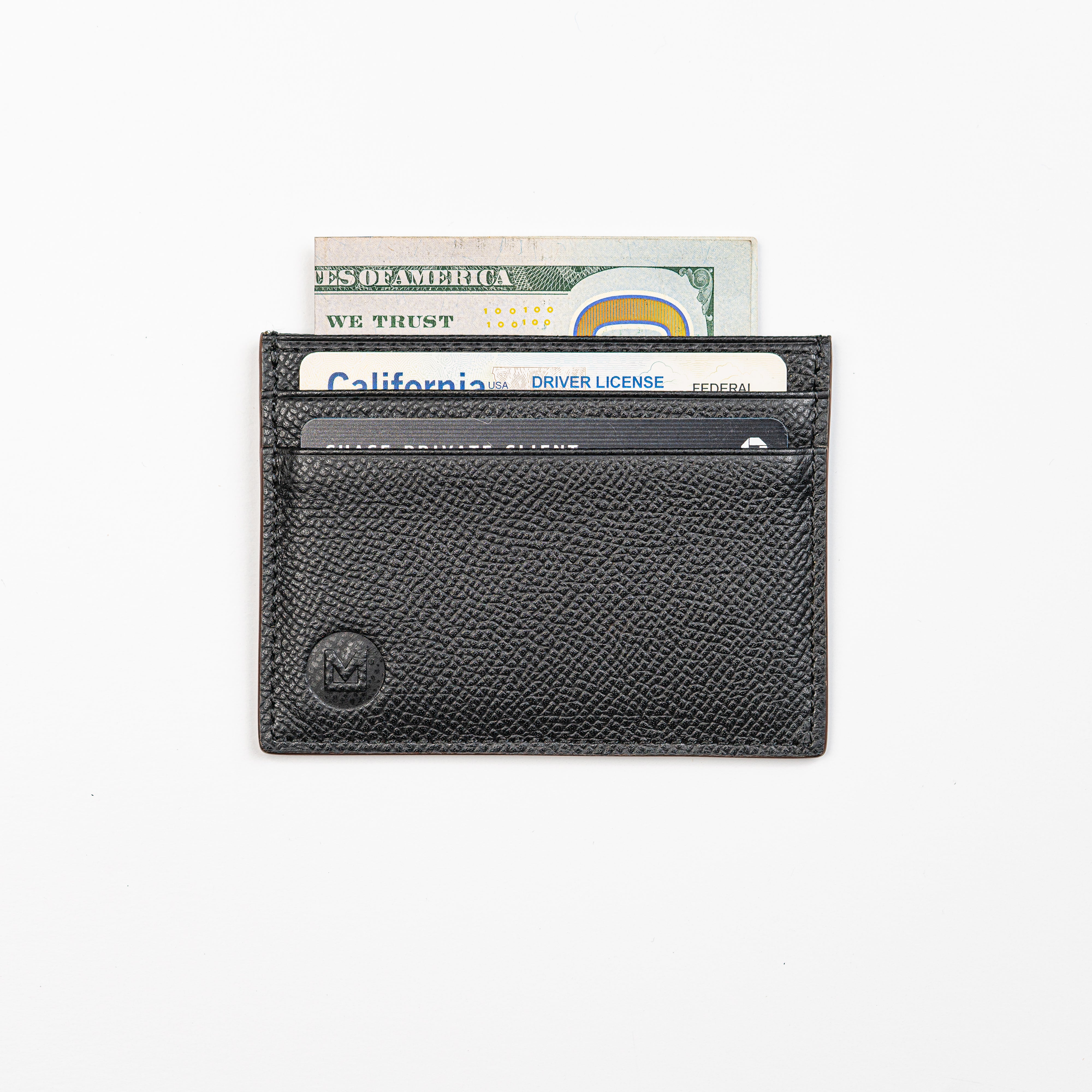 Medium Leather Card Holder Full