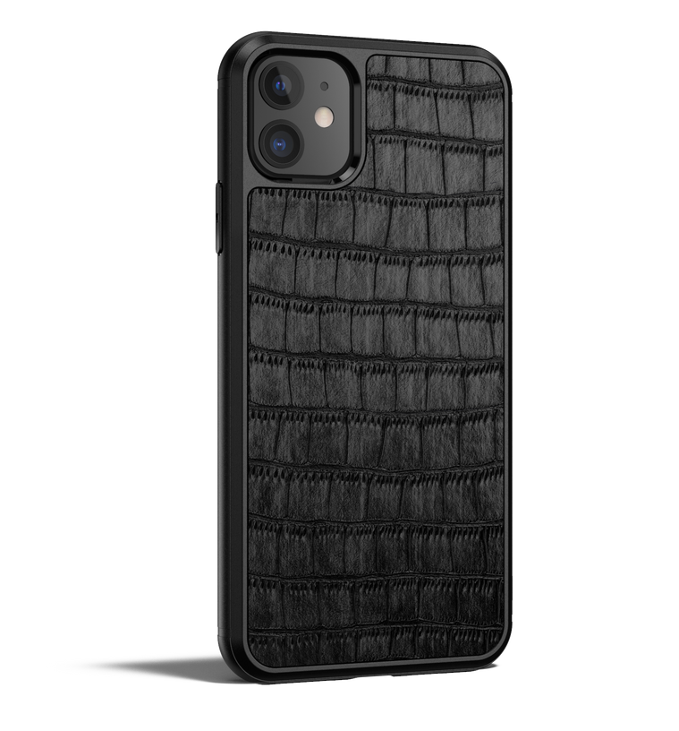 Crocodile Leather iPhone 11 Case Mason