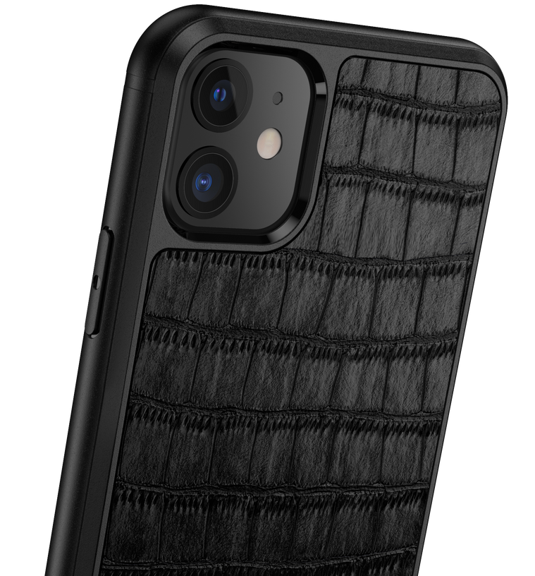 Crocodile Leather iPhone 11 Case