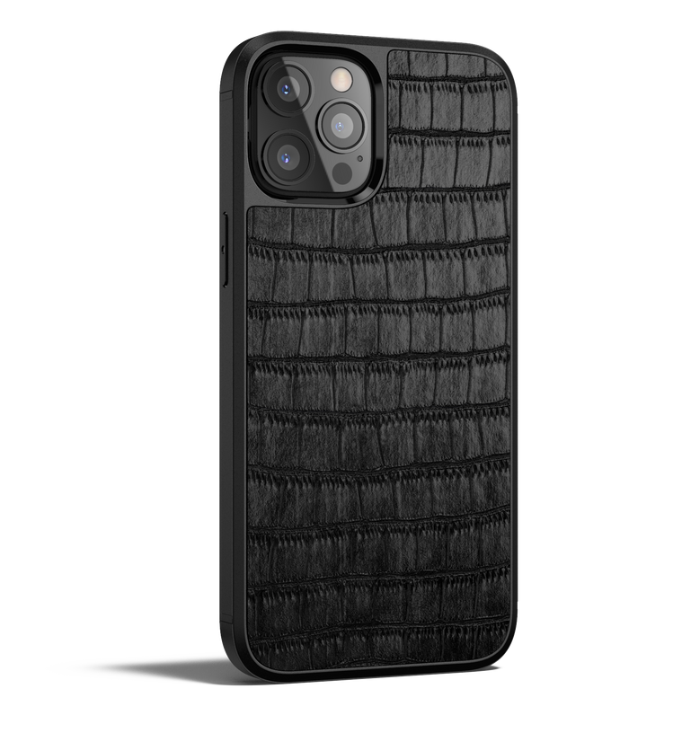 Crocodile Leather iPhone 12 Pro Case