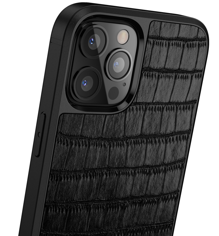 Crocodile Leather iPhone 13 Pro Case