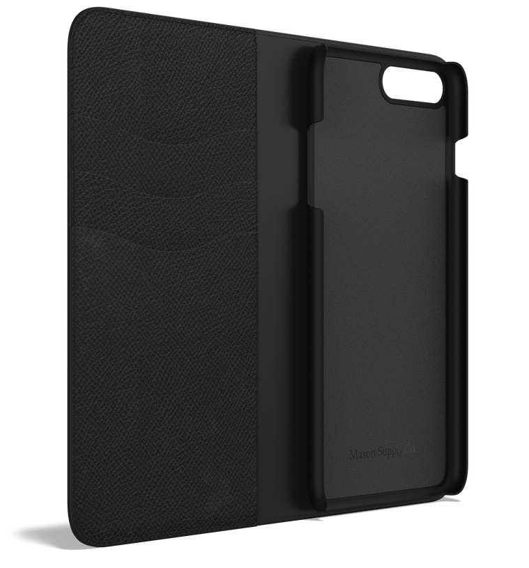 Leather iPhone 8 Plus Case - Folio Wallet