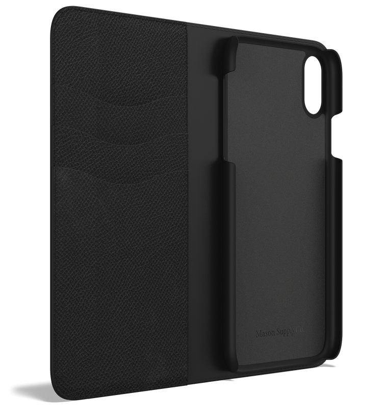 Leather iPhone Xr Case - Folio Wallet
