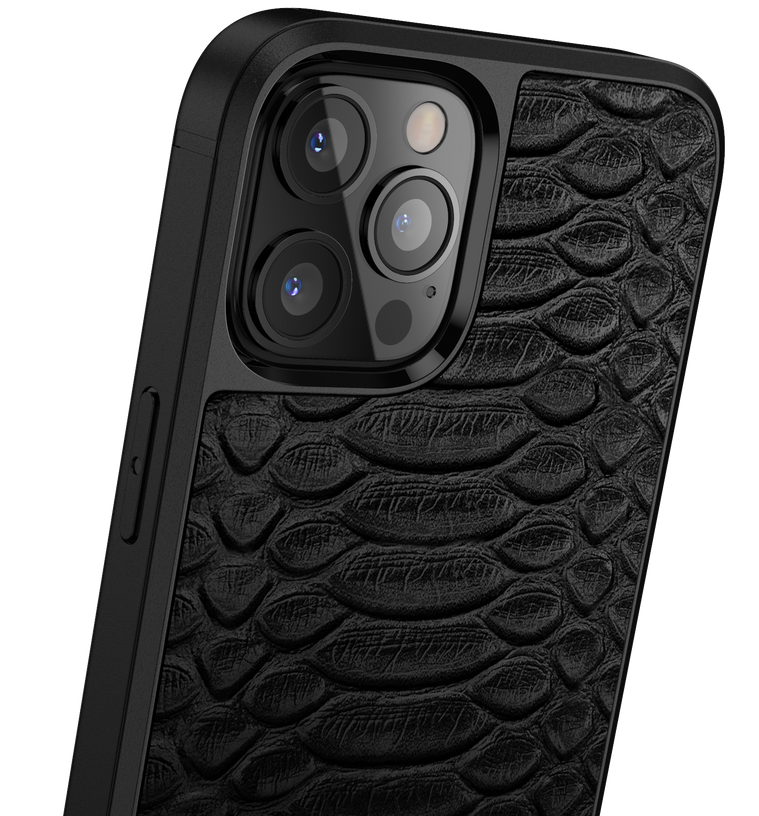 Python Leather iPhone 12 Pro Max Case