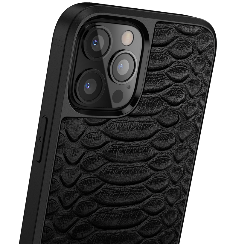 Python Leather iPhone 13 Pro Max Case