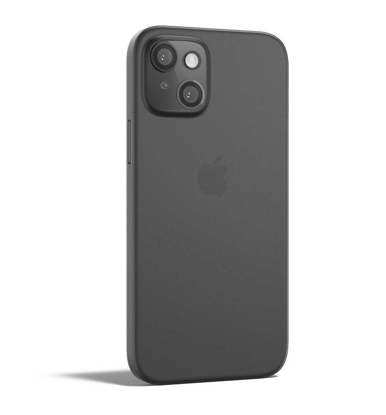 iPhone 14 Plus silicone case black logo